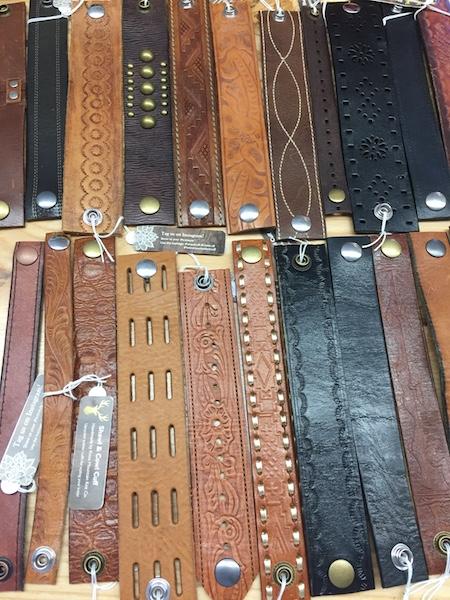 Leather Shawl Cuffs