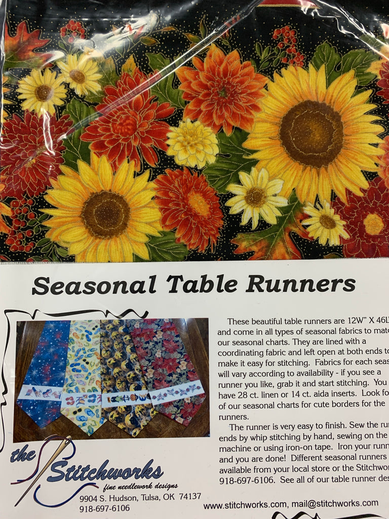Seasonal Table Runners - Counted Cross Stitch fabric
